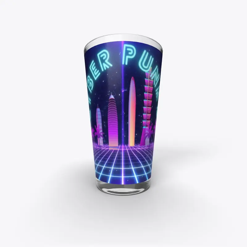 Tall Cyber Punk'd Glass