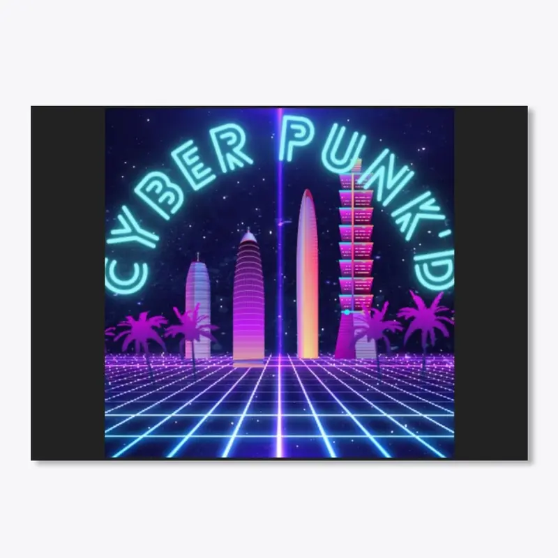 Tall Cyber Punk'd Glass