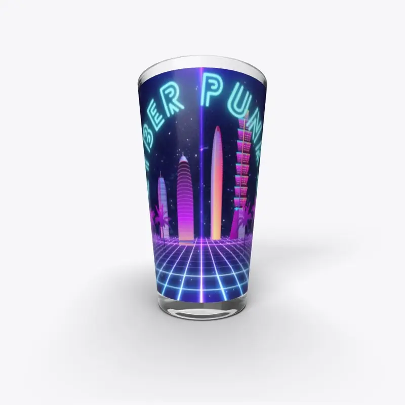 Tall Cyber Punk'd Glass